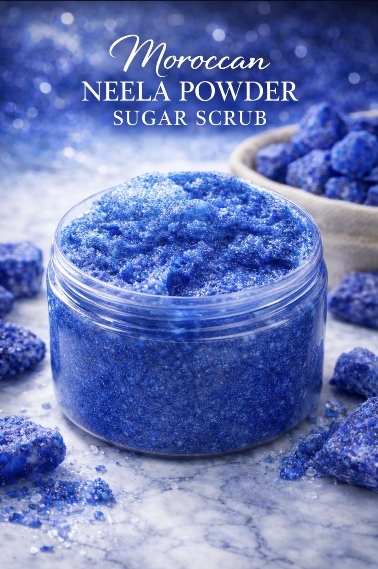Moroccan Neela Powder Sugar Scrub